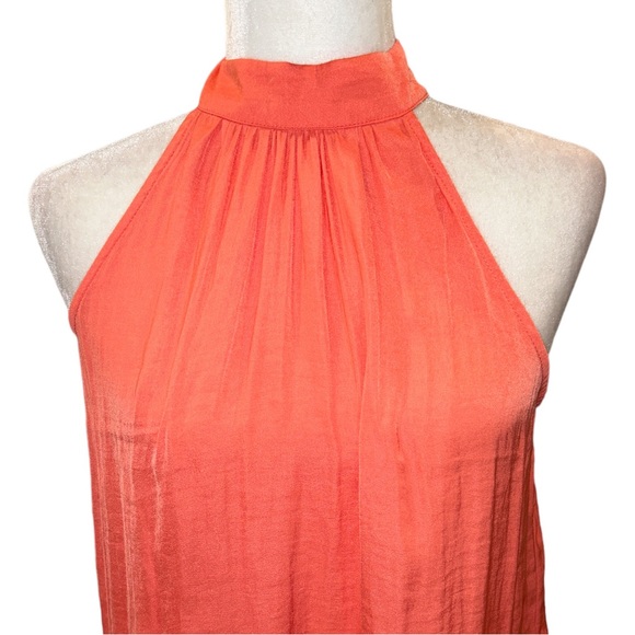 NWT JOIE Orange High Neck Sleeveless Tank Top - S - Picture 2 of 11
